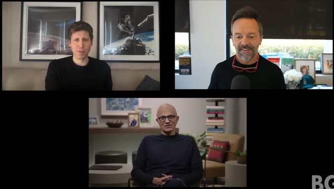 组后首次对谈：「我们是天作之合！」开元棋牌app奥特曼和纳德拉艰难重(图8)